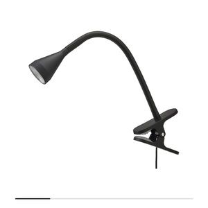 NWOT Ikea Navlinge LED Clamp Spotlight Black